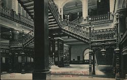 Interior of the New Post Office Mexico City, DF Postcard Postcard Postcard