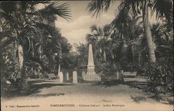 Lienard Column, Botanical Garden Postcard