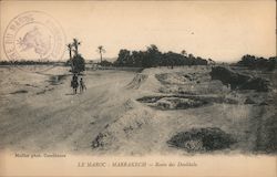 Le Maroc - Marrakech - Route Doukkala Marrakesh, Morocco Africa Postcard Postcard Postcard