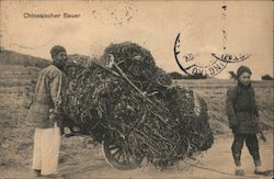 Chinesischer Bauer - Chinese Farmers Postcard