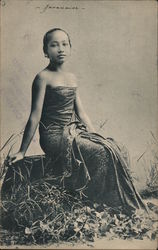 Picture of a Young Lady Indonesia Postcard Postcard Postcard