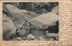 Bathing Pool - Bras Rouge Canyon, Cilaos Reunion Island, France Postcard Postcard Postcard