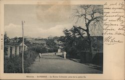 The Colonial Road Taken from the Little Island Postcard