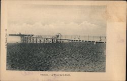 Reunion. - Le Wharf de St-Paul Postcard