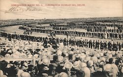 Coronation Scene No.2, Coronation Durbar 1911, Delhi Postcard