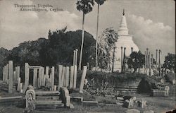 Thuparama Dagoba, Anuradhapura, Ceylon Postcard