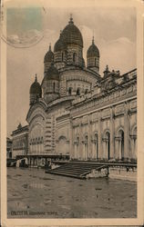 Calcutta, Rashmanie Temple Kolkata, India Postcard Postcard Postcard