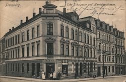 Schulgasse and Harrisleer Street Postcard