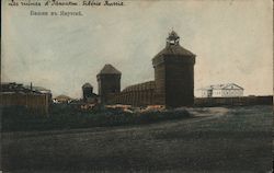 Wooden Towers, Old Fort Yakutsk, Russia Postcard Postcard Postcard