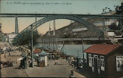 Porto - The Dom Luís I Metal Bridge above the Douro river Portugal Postcard Postcard Postcard