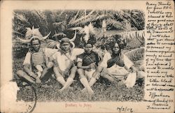 Brothers in Arms - African Tribesman Postcard