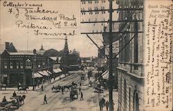 Rissik Street From the Post Office Johannesburg, South Africa Postcard Postcard Postcard