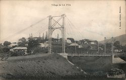 Village of La Foa, Passerelle Marguerite France Postcard Postcard Postcard