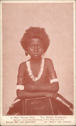 A New Guinea Girl Postcard Postcard Postcard