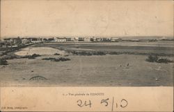 Panoramic view of Djibouti City Postcard