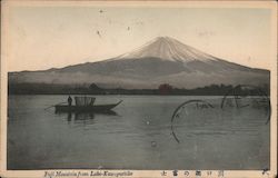 Fuji Mountain from Lake Kawaguchiko Postcard