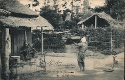 K. Kimura A View of a Farm House. Postcard