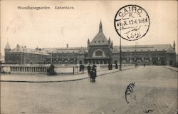 Hovedbanegaarden. Kobenhavn. Postcard