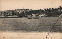 View of the Golden Horn taken from Eyüp Istanbul, Turkey Greece, Turkey, Balkan States Postcard Postcard Postcard