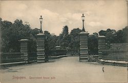 Government House Gate Postcard