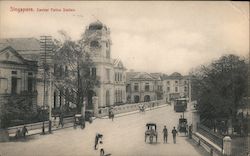 Singapore, central police station Postcard