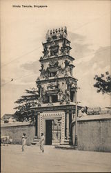 Hindu Temple Singapore Postcard