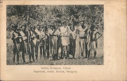 Indios (Lenguas, Tobas), Argentina, Brasil,Bolivia, Paraguay South America Postcard Postcard Postcard