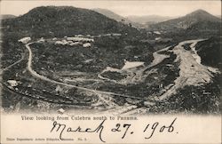 View Looking From Culebra South to Panama Postcard