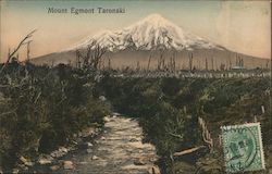 Mount Egmont Taronaki New Zealand Postcard Postcard Postcard