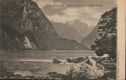 Milford Sound From Sinbad Valley Postcard