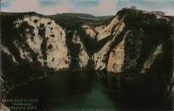 Green crater lake (Waimangu) Postcard