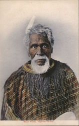 Maori Priest, Ngaroki-Te-Uru New Zealand Postcard Postcard Postcard