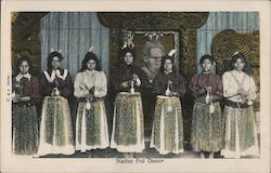 Māori Women Performing a Poi Dance New Zealand Postcard Postcard Postcard