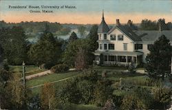 Presidents' House, University of Maine Orono, ME Postcard Postcard Postcard