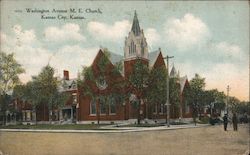 Washington Avenue M.E. Church Kansas City, KS Postcard Postcard Postcard