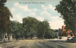 First Avenue East Hutchinson, KS Postcard Postcard Postcard