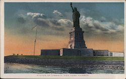 Statue of Liberty, New York Harbor Postcard Postcard Postcard