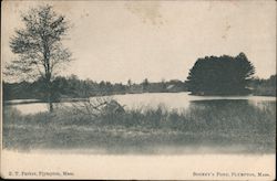 Bonney's Pond Plympton, MA Postcard Postcard Postcard