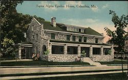 Sigma Alpha Epsilon House Columbia, MO Postcard Postcard Postcard