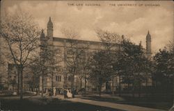 The Law Building, THe University of Chicago Illinois Postcard Postcard Postcard