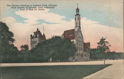 The German Building in Jackson Park Chicago, IL Postcard Postcard Postcard