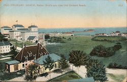 Bird's-Eye View Old Orchard Beach Maine Postcard Postcard Postcard