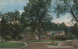 Linden Lodge Brattleboro, VT Postcard Postcard Postcard