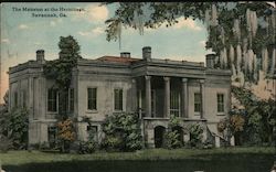 The Mansion at the Hermitage Savannah, GA Postcard Postcard Postcard