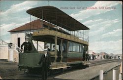 Double Deck Car at Coronado Tent City California Postcard Postcard Postcard