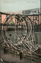 Looping the Loop Postcard