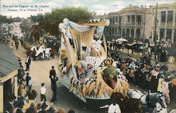 Rex and his Pageant on St. Charles Avenue New Orleans, LA Postcard Postcard Postcard