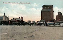 Taking Wheat to Elevators, Western Canada Misc. Canada Postcard Postcard Postcard