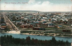 View of Calgary Postcard