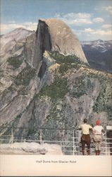 Half Dome from Glacier Point Yosemite National Park, CA Postcard Postcard Postcard